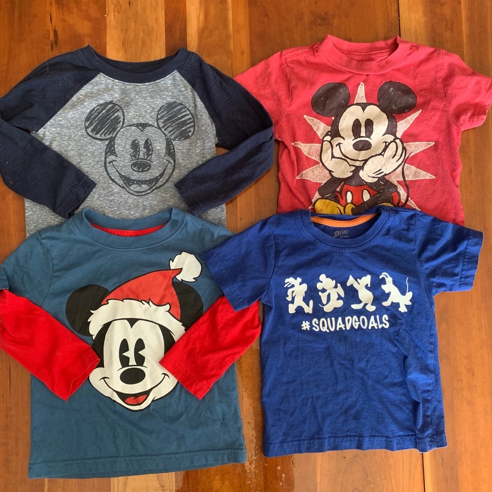 3T Mickey Mouse shirts